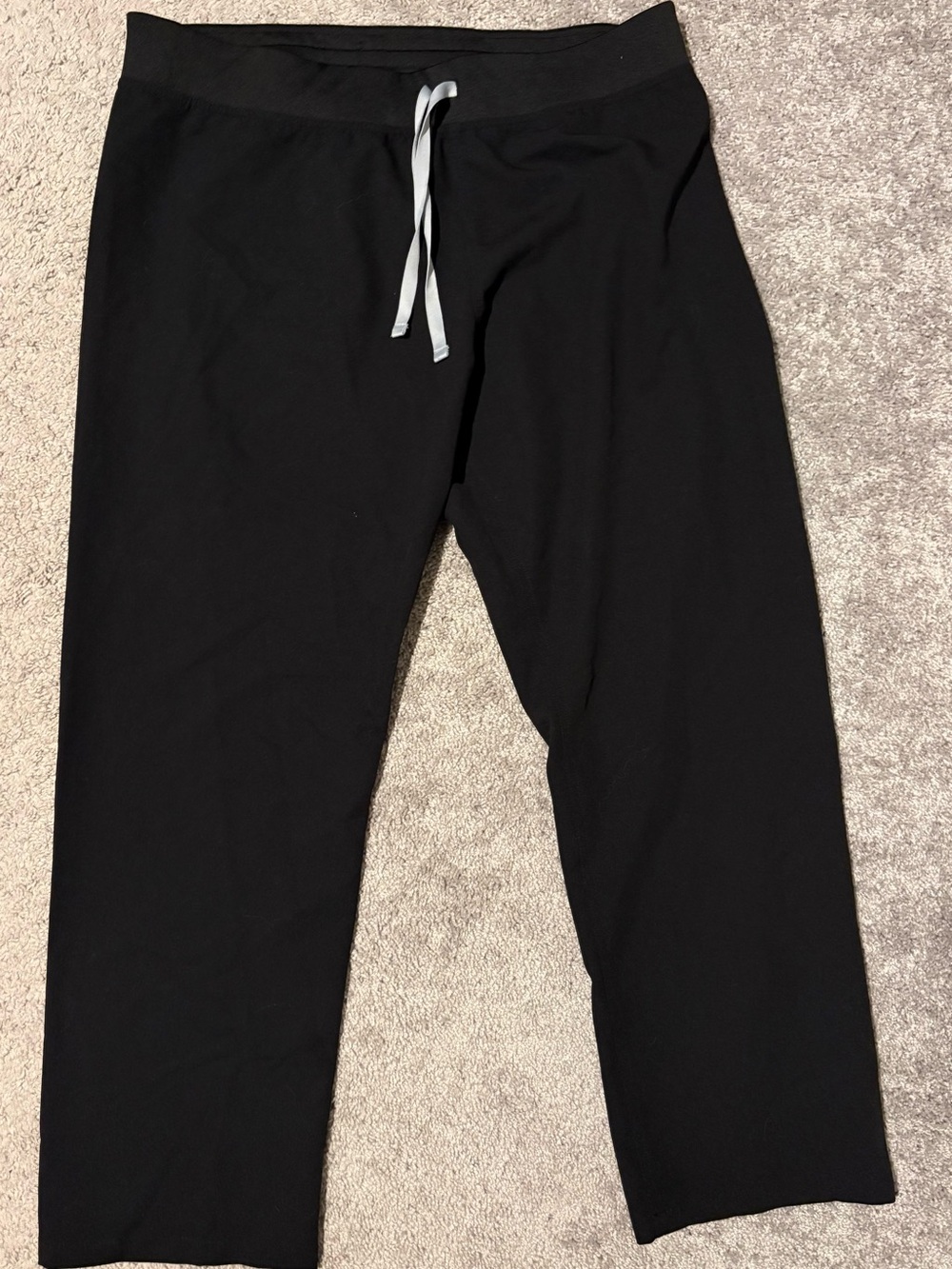 Figs Men's Black Jogger Pants with Contrast Drawstring